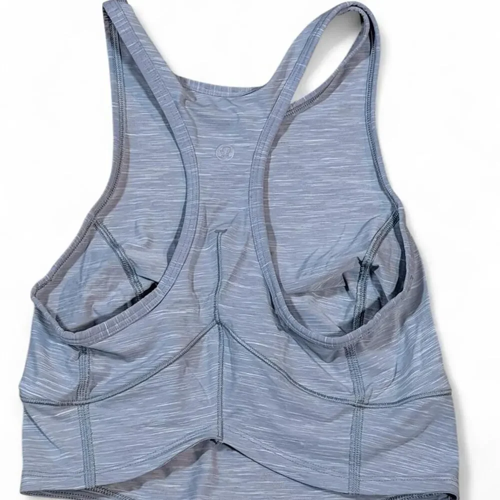 Lululemon gray heathered sports bra